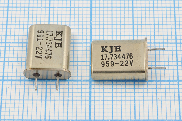 17734,476 \HC49U\12\\\\1Г 5мм (KJE 17.734476) --- Кварцевые резонаторы (пьезокерамические, диэлектрические, ПАВ (SAW), резонаторы из других пьезоматериалов)