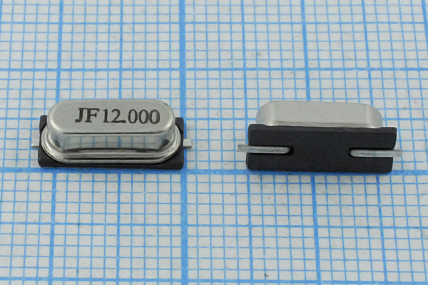 12000 \SMD49S4\18\ 30\ 30/-20~70C\9S\1Г (JF12.000) --- Кварцевые резонаторы (пьезокерамические, диэлектрические, ПАВ (SAW), резонаторы из других пьезоматериалов)