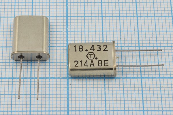 18432 \HC49U\32\\\\1Г (18.432 214A) --- Кварцевые резонаторы (пьезокерамические, диэлектрические, ПАВ (SAW), резонаторы из других пьезоматериалов)