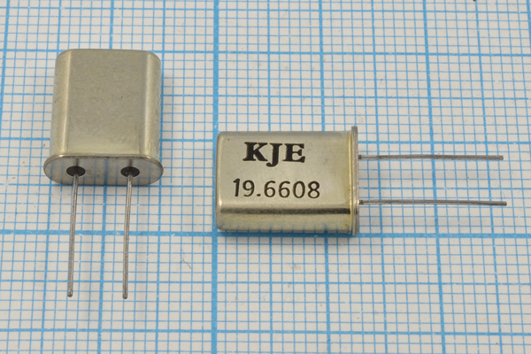 19660,8 \HC49U\18\\\\1Г (KJE 19.6608) --- Кварцевые резонаторы (пьезокерамические, диэлектрические, ПАВ (SAW), резонаторы из других пьезоматериалов)