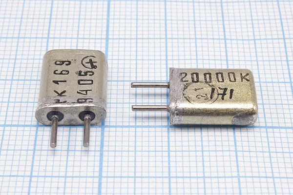 20000 \HC25U\\\\РК169МА\1Г --- Кварцевые резонаторы (пьезокерамические, диэлектрические, ПАВ (SAW), резонаторы из других пьезоматериалов)