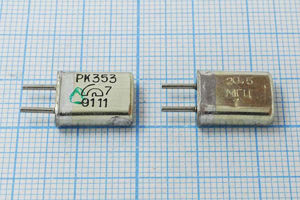 20500 \HC25U\S\\\РК353МА\3Г (20.5МГЦ РК353) --- Кварцевые резонаторы (пьезокерамические, диэлектрические, ПАВ (SAW), резонаторы из других пьезоматериалов)