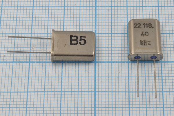 22118,4 \HC49U\S\  \\\1Г (22.11840 kHz B5) --- Кварцевые резонаторы (пьезокерамические, диэлектрические, ПАВ (SAW), резонаторы из других пьезоматериалов)