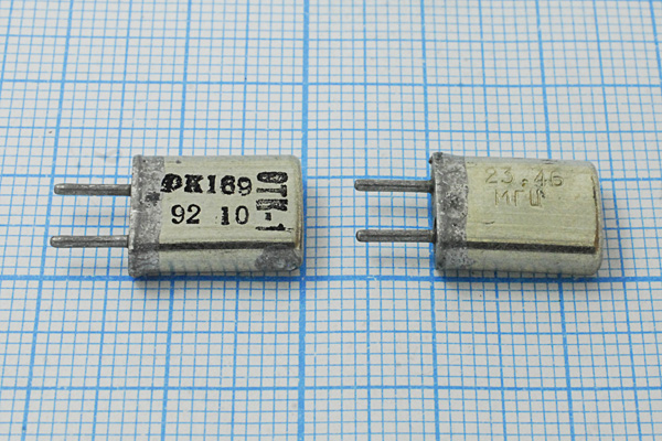 23462,5 \HC25U\\\\РК169МА\3Г (23,46 МГЦ РК169) --- Кварцевые резонаторы (пьезокерамические, диэлектрические, ПАВ (SAW), резонаторы из других пьезоматериалов)
