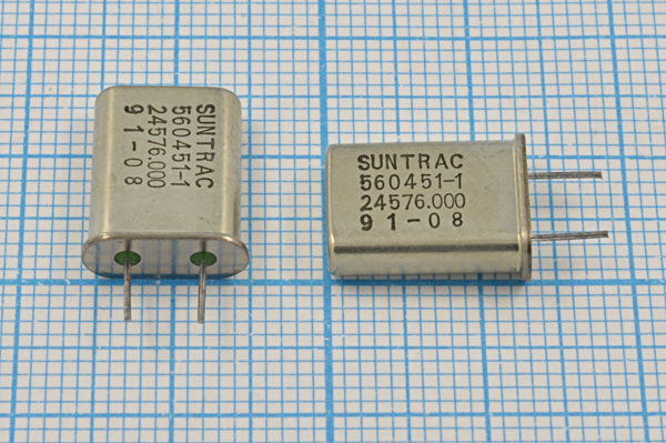 24576 \HC49U\14\\\SA[SUNNY]\1Г 4мм (SUNTRAC 24576. --- Кварцевые резонаторы (пьезокерамические, диэлектрические, ПАВ (SAW), резонаторы из других пьезоматериалов)