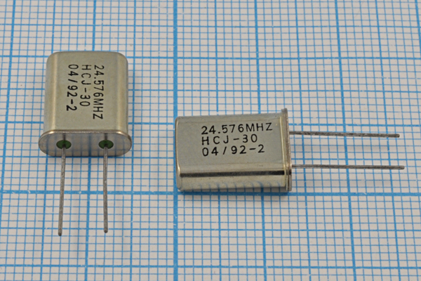 24576 \HC49U\30\\\S[HC49U]\1Г (24.576MHz HCJ-30) --- Кварцевые резонаторы (пьезокерамические, диэлектрические, ПАВ (SAW), резонаторы из других пьезоматериалов)