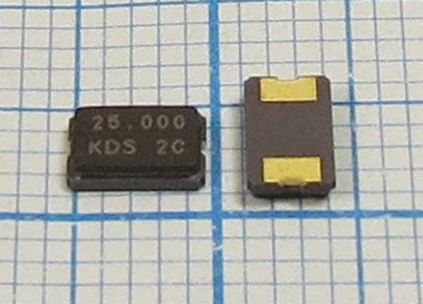 25000 \SMD05032C2\10\ 30\100/-30~85C\DSX530G\1Г --- Кварцевые резонаторы (пьезокерамические, диэлектрические, ПАВ (SAW), резонаторы из других пьезоматериалов)