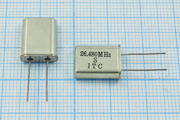 26480 \HC49U\S\\\\3Г (ITC) --- Кварцевые резонаторы (пьезокерамические, диэлектрические, ПАВ (SAW), резонаторы из других пьезоматериалов)