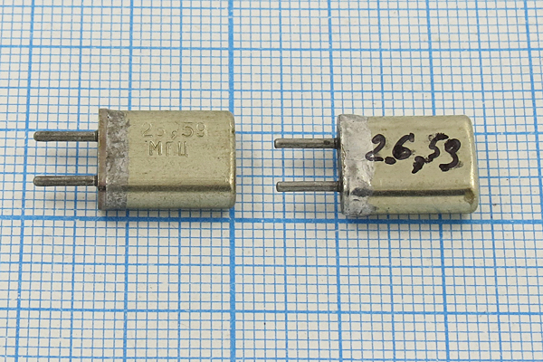 26590 \HC25U\S\\\МА\3Г (29.59 МГЦ) --- Кварцевые резонаторы (пьезокерамические, диэлектрические, ПАВ (SAW), резонаторы из других пьезоматериалов)