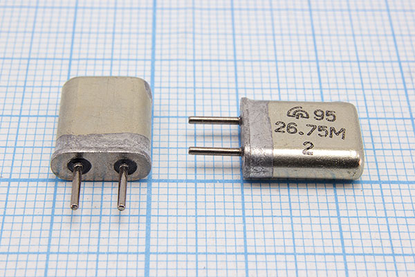 26750 \HC25U\\\\РК169МА\3Г (26.75М) --- Кварцевые резонаторы (пьезокерамические, диэлектрические, ПАВ (SAW), резонаторы из других пьезоматериалов)