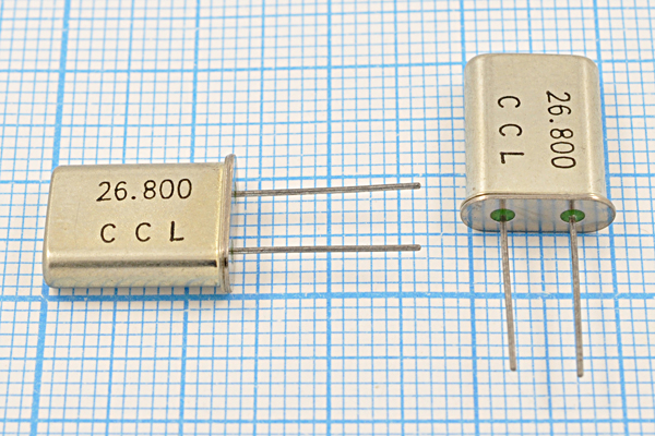 26800 \HC49U\20\\\\3Г (CCL 26.800) --- Кварцевые резонаторы (пьезокерамические, диэлектрические, ПАВ (SAW), резонаторы из других пьезоматериалов)