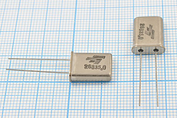 26835 \HC49U\20\\\\3Г (26835.0) --- Кварцевые резонаторы (пьезокерамические, диэлектрические, ПАВ (SAW), резонаторы из других пьезоматериалов)