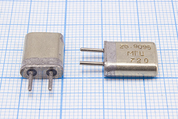 26909,5 \HC25U\\\\РК169МА\3Г (26.9095МГЦ) --- Кварцевые резонаторы (пьезокерамические, диэлектрические, ПАВ (SAW), резонаторы из других пьезоматериалов)