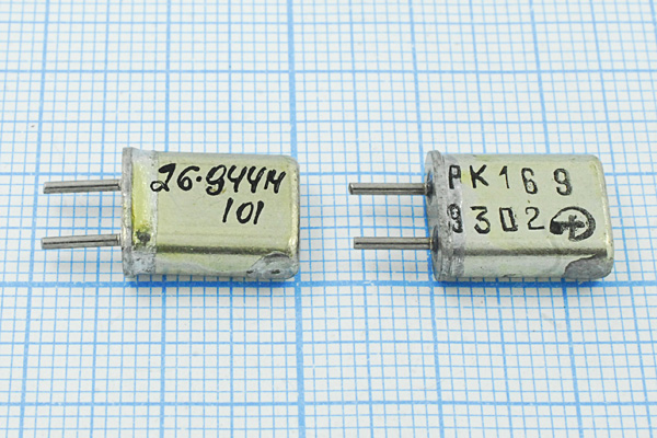 26944 \HC25U\\\\РК169МА\3Г (26.944М РК169) --- Кварцевые резонаторы (пьезокерамические, диэлектрические, ПАВ (SAW), резонаторы из других пьезоматериалов)