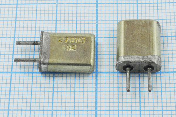27000 \HC25U\\\\МА\1Г (27000 К92) --- Кварцевые резонаторы (пьезокерамические, диэлектрические, ПАВ (SAW), резонаторы из других пьезоматериалов)