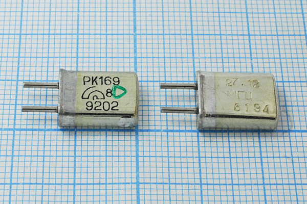 27120 \HC25U\\ 30\ 40/-10~60C\РК169МА-8АТ\3Г --- Кварцевые резонаторы (пьезокерамические, диэлектрические, ПАВ (SAW), резонаторы из других пьезоматериалов)