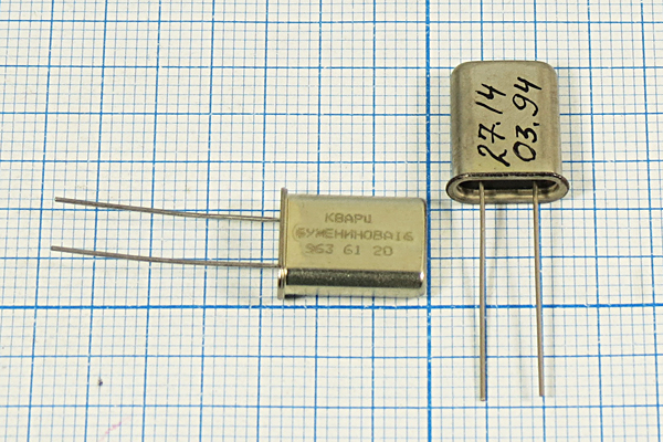 27140 \HC43U\S\\\РК374МД\3Г --- Кварцевые резонаторы (пьезокерамические, диэлектрические, ПАВ (SAW), резонаторы из других пьезоматериалов)