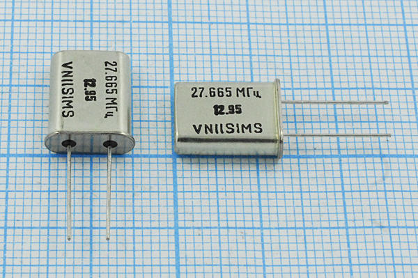 27665 \HC49U\\\\РПК01МД\3Г (27.665МГц VNIISIMS) --- Кварцевые резонаторы (пьезокерамические, диэлектрические, ПАВ (SAW), резонаторы из других пьезоматериалов)