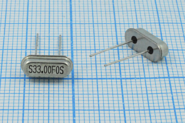 33000 \HC49S3\22\ 15\\\1Г (S33.00F0S) --- Кварцевые резонаторы (пьезокерамические, диэлектрические, ПАВ (SAW), резонаторы из других пьезоматериалов)
