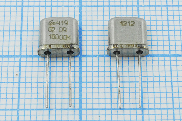 10000 \UM5\10\ 20\\РК419МН\1Г 100 Ом --- Кварцевые резонаторы (пьезокерамические, диэлектрические, ПАВ (SAW), резонаторы из других пьезоматериалов)