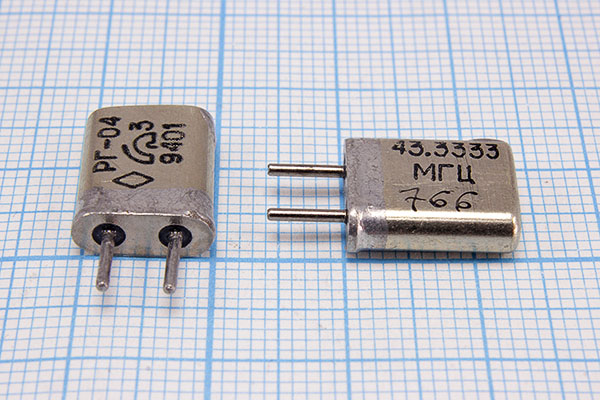 43333,3 \HC25U\\\\РГ04МА\3Г --- Кварцевые резонаторы (пьезокерамические, диэлектрические, ПАВ (SAW), резонаторы из других пьезоматериалов)