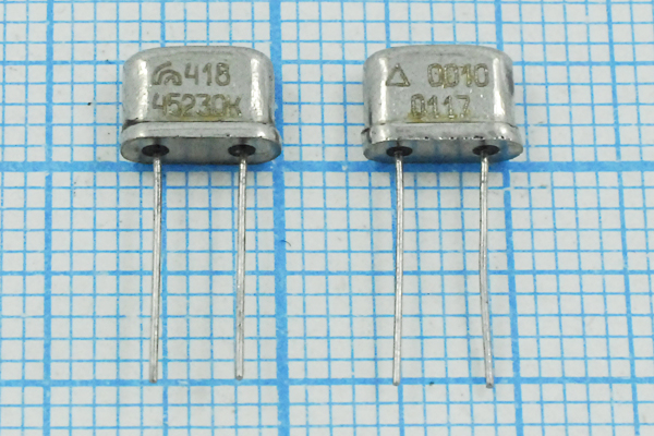 45230 \UM4\S\\\РК418МР\1Г (418 45230К) --- Кварцевые резонаторы (пьезокерамические, диэлектрические, ПАВ (SAW), резонаторы из других пьезоматериалов)