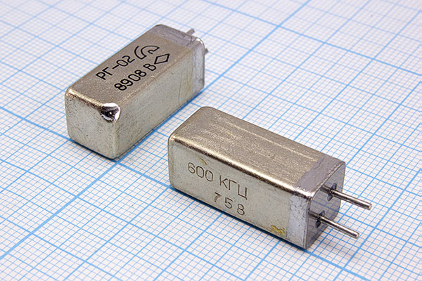 600 \УГ\\ 20\300/-60~100C\РГ02УГ-7ЕШ\1Г 11x11x25 --- Кварцевые резонаторы (пьезокерамические, диэлектрические, ПАВ (SAW), резонаторы из других пьезоматериалов)