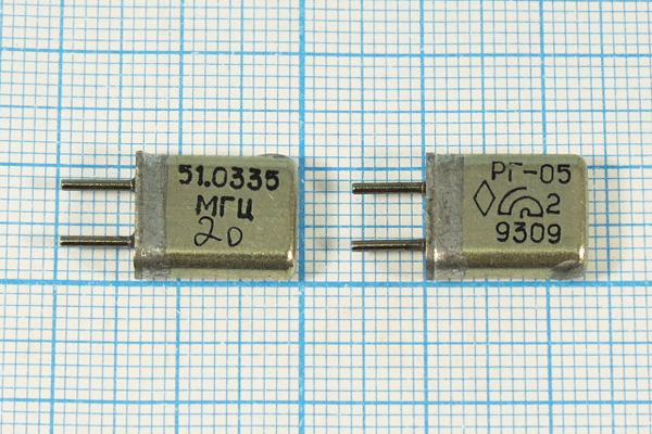 51033,5 \HC25U\\\\РГ05МА\5Г --- Кварцевые резонаторы (пьезокерамические, диэлектрические, ПАВ (SAW), резонаторы из других пьезоматериалов)