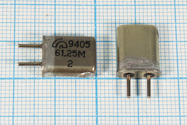 61250 \HC25U\\\\РК169МА\5Г (61,25М) --- Кварцевые резонаторы (пьезокерамические, диэлектрические, ПАВ (SAW), резонаторы из других пьезоматериалов)