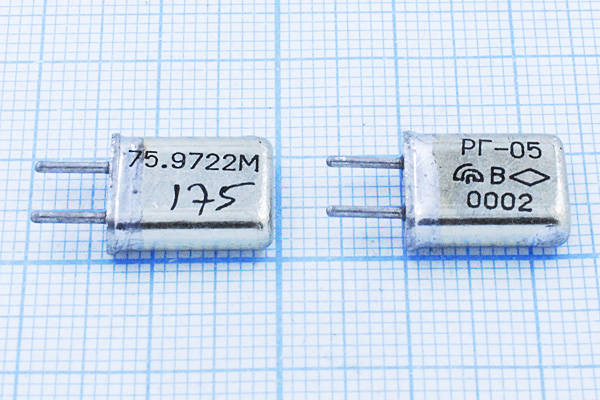 75972,2 \HC25U\\\\РГ05МА\5Г --- Кварцевые резонаторы (пьезокерамические, диэлектрические, ПАВ (SAW), резонаторы из других пьезоматериалов)