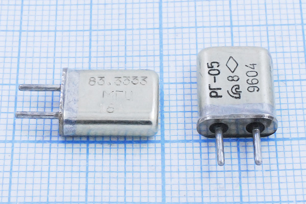 83333,3 \HC25U\\\\РГ05МА\5Г --- Кварцевые резонаторы (пьезокерамические, диэлектрические, ПАВ (SAW), резонаторы из других пьезоматериалов)