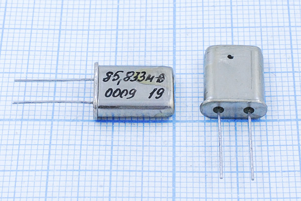 85833 \HC49U\\\\МД\5Г --- Кварцевые резонаторы (пьезокерамические, диэлектрические, ПАВ (SAW), резонаторы из других пьезоматериалов)