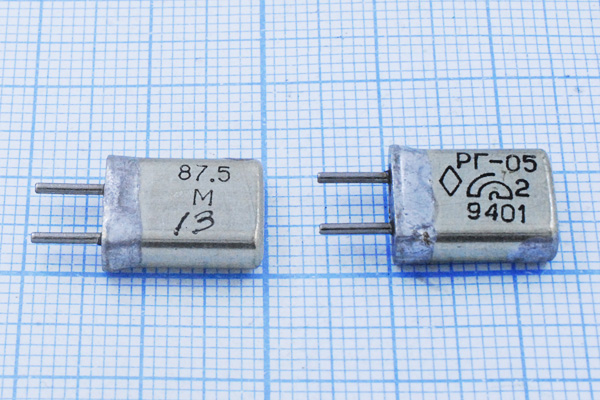 87500 \HC25U\\\\РГ05МА\5Г --- Кварцевые резонаторы (пьезокерамические, диэлектрические, ПАВ (SAW), резонаторы из других пьезоматериалов)