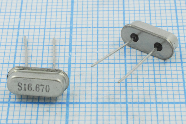 16670 \HC49S3\S\\\\1Г (S) --- Кварцевые резонаторы (пьезокерамические, диэлектрические, ПАВ (SAW), резонаторы из других пьезоматериалов)