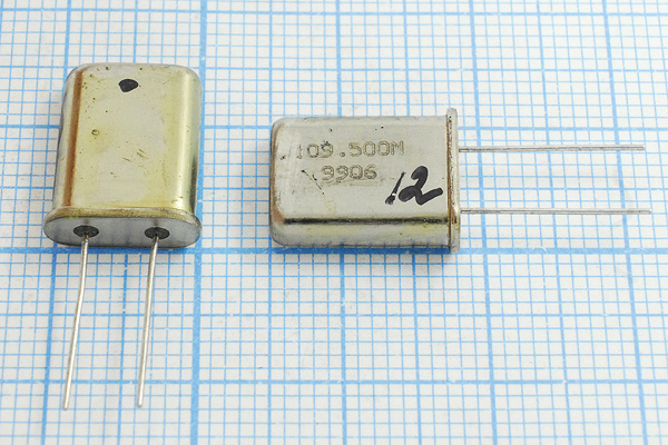 109500 \HC49U\\\\МД\5Г --- Кварцевые резонаторы (пьезокерамические, диэлектрические, ПАВ (SAW), резонаторы из других пьезоматериалов)