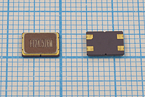 24576 \SMD07050C4\ 9\ 10\ /-40~85C\SM7S\1Г FT --- Кварцевые резонаторы (пьезокерамические, диэлектрические, ПАВ (SAW), резонаторы из других пьезоматериалов)