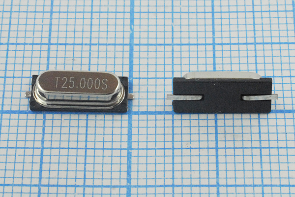25000 \SMD49S3\S\ 20\ /-20~70C\SMH3,0\1Г (T S) --- Кварцевые резонаторы (пьезокерамические, диэлектрические, ПАВ (SAW), резонаторы из других пьезоматериалов)