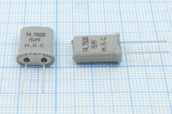 14750 \HC49U\15\\\\1Г +SL (14.7500 15PF H.S.C) --- Кварцевые резонаторы (пьезокерамические, диэлектрические, ПАВ (SAW), резонаторы из других пьезоматериалов)