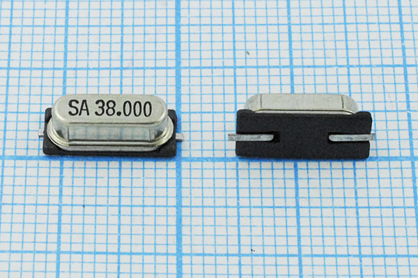 38000 \SMD49S4\18\ 30\ 30/-20~70C\SX-1\3Г (SA) --- Кварцевые резонаторы (пьезокерамические, диэлектрические, ПАВ (SAW), резонаторы из других пьезоматериалов)