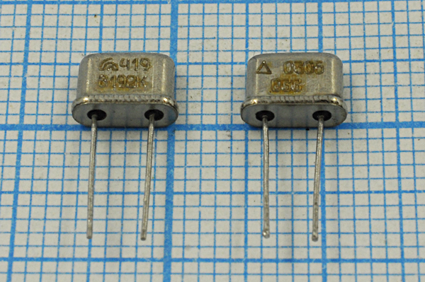 8192 \UM4\S\ 30\ 30/0~50C\РК419МР-8МС\1Г --- Кварцевые резонаторы (пьезокерамические, диэлектрические, ПАВ (SAW), резонаторы из других пьезоматериалов)