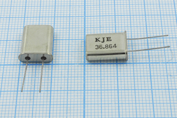 36864 \HC49U\18\\\\3Г 9мм (KJE 36.864) --- Кварцевые резонаторы (пьезокерамические, диэлектрические, ПАВ (SAW), резонаторы из других пьезоматериалов)