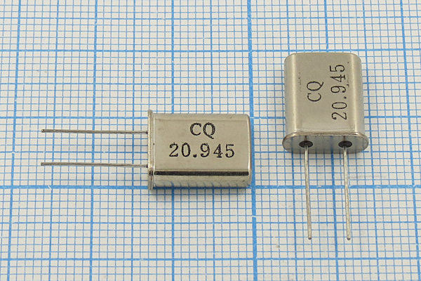 20945 \HC49U\30\ 10\\HC-49U[CQ]\1Г (CQ) --- Кварцевые резонаторы (пьезокерамические, диэлектрические, ПАВ (SAW), резонаторы из других пьезоматериалов)