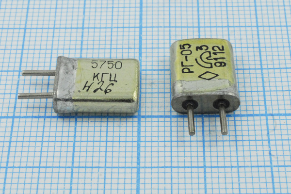 5750 \HC25U\\ 15\ 20/-10~60C\РГ05МА-14БП\1Г --- Кварцевые резонаторы (пьезокерамические, диэлектрические, ПАВ (SAW), резонаторы из других пьезоматериалов)