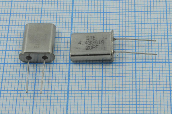 4433,619 \HC49U\20\ 30\\49U[STE]\1Г (STE  20pF) --- Кварцевые резонаторы (пьезокерамические, диэлектрические, ПАВ (SAW), резонаторы из других пьезоматериалов)