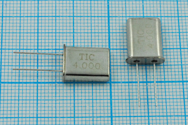 4000 \HC49U\16\\\HC-49U[TIC]\1Г (TIC 4.000) --- Кварцевые резонаторы (пьезокерамические, диэлектрические, ПАВ (SAW), резонаторы из других пьезоматериалов)