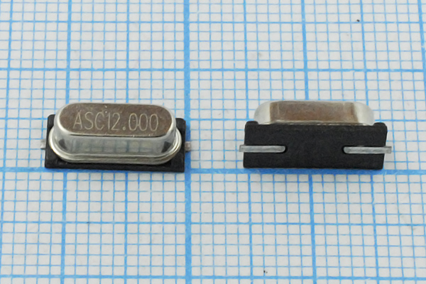 12000 \SMD49S4\12\\\\1Г (ASC12.000) --- Кварцевые резонаторы (пьезокерамические, диэлектрические, ПАВ (SAW), резонаторы из других пьезоматериалов)