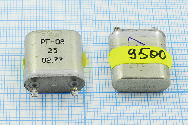 9500 \БВ\\\\РГ08БВ\1Г (411М183) бу --- Кварцевые резонаторы (пьезокерамические, диэлектрические, ПАВ (SAW), резонаторы из других пьезоматериалов)