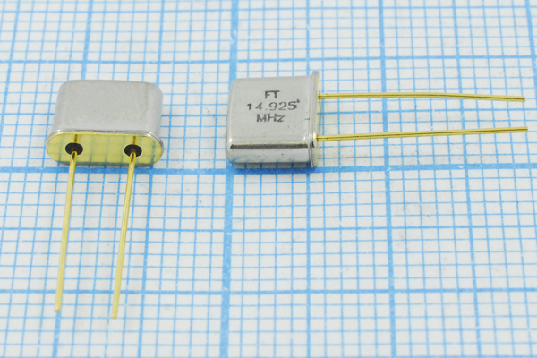 14925 \UM5\16\ 20\ 20/-20~70C\U5\1Г (FT14.925MHz) --- Кварцевые резонаторы (пьезокерамические, диэлектрические, ПАВ (SAW), резонаторы из других пьезоматериалов)