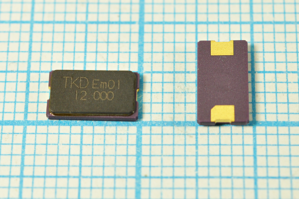 12000 \SMD08045C2\18\ 30\\\1Г (TKD 12.000) --- Кварцевые резонаторы (пьезокерамические, диэлектрические, ПАВ (SAW), резонаторы из других пьезоматериалов)
