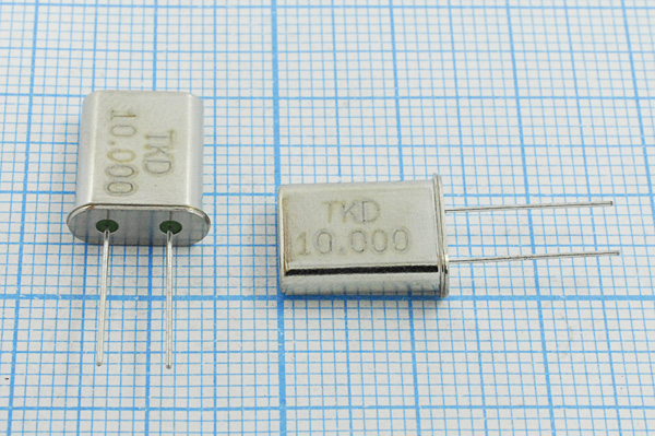 10000 \HC49U\20\ 30\\HC-49U[TKD]\1Г (TKD10.000) --- Кварцевые резонаторы (пьезокерамические, диэлектрические, ПАВ (SAW), резонаторы из других пьезоматериалов)